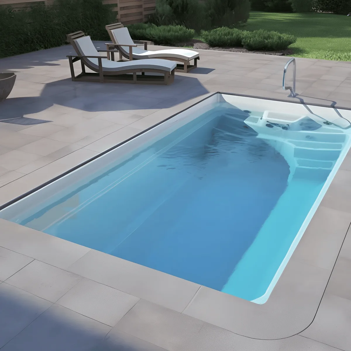 Композитный бассейн Laguna 5 — вид сверху в Апатитах