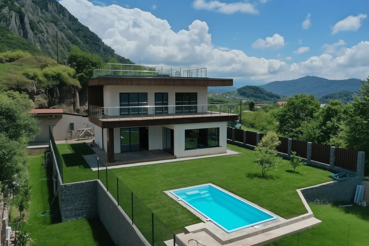 Композитный бассейн Laguna 6 — визуализация в Апатитах