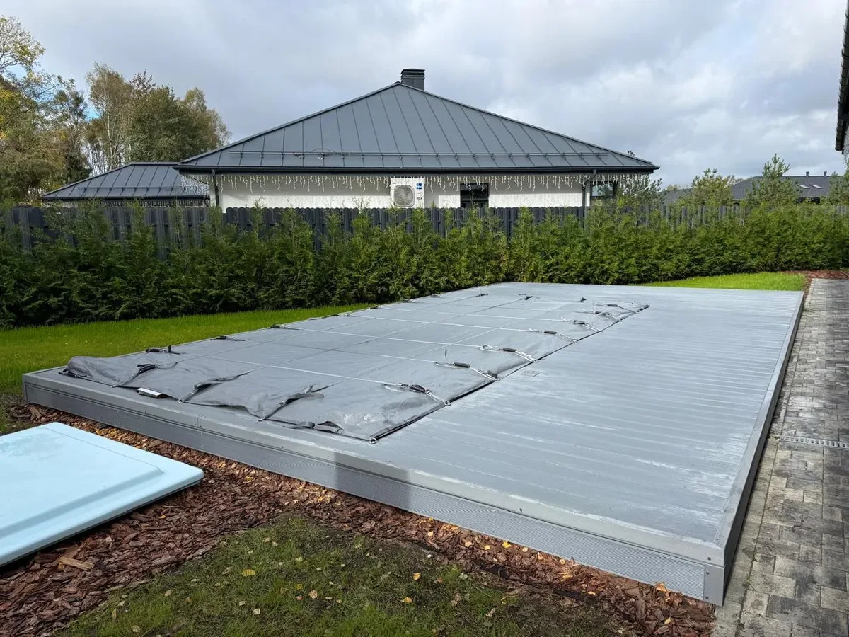 Покрывало Laguna Cover Mesh — установка в Апатитах