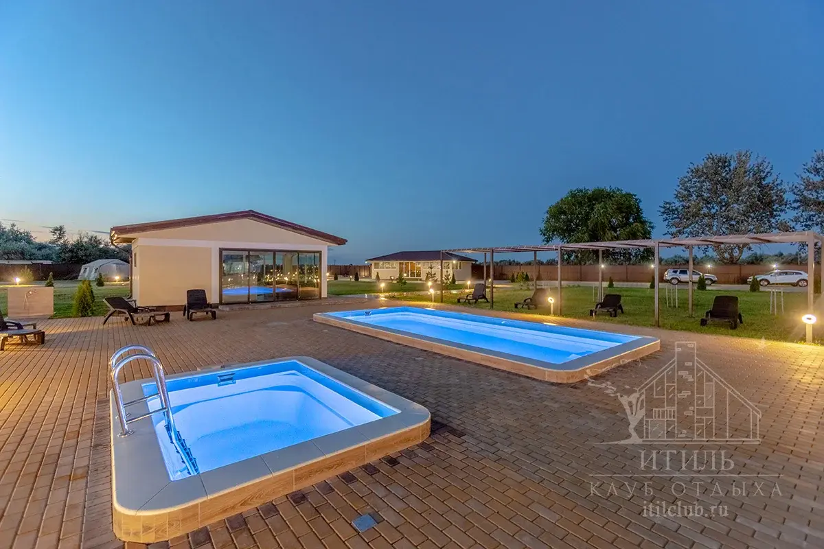 Композитная купель Laguna 3 — установка в Апатитах